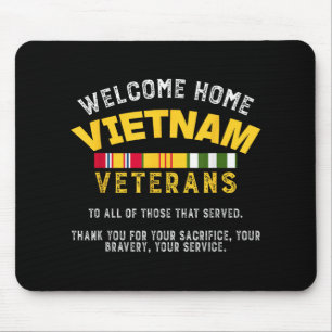 Welcome Home Vietnam Veterans - Old Man Vietnam Ve Mouse Pad