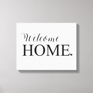 Welcome Home Wall Canvas