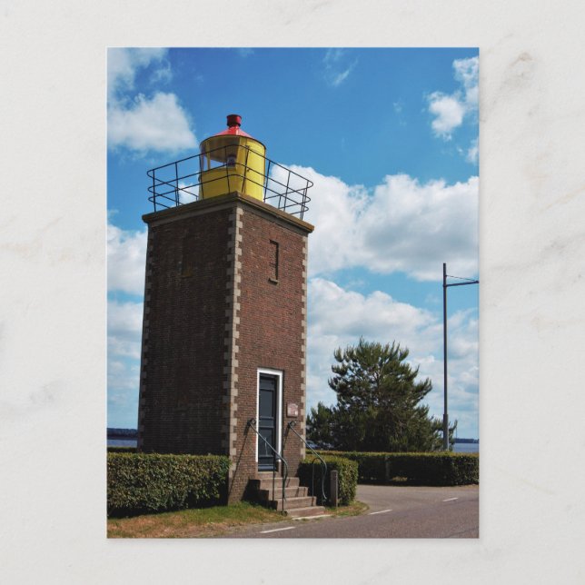 Welcome home, Willemstad Netherlands lighthouse. Postcard (Front)