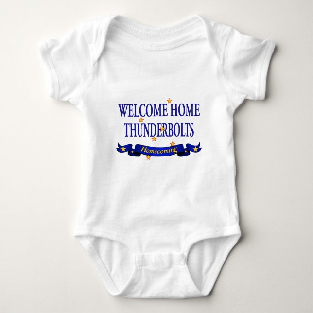 Welcome HomeThunderbolts Baby Bodysuit (Front)