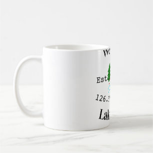 Welcome lake house corrdinated est. Year mountain Coffee Mug