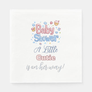 Welcome Little One Baby Shower Napkins