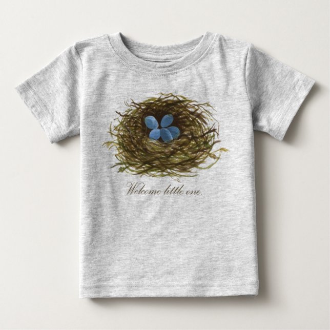 Welcome Little One Baby T-Shirt (Front)