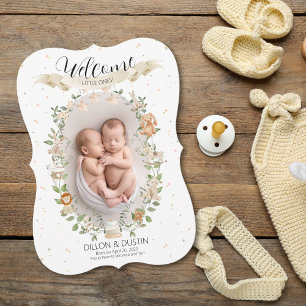 Welcome Little One Birth Announcement Card