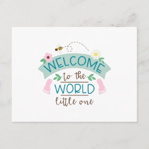 Welcome Little One Postcard