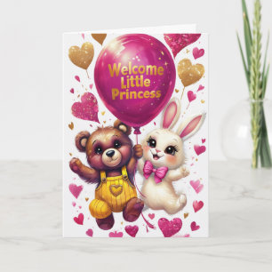 Welcome Little Princess Card
