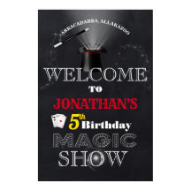Welcome Magic Show Birthday