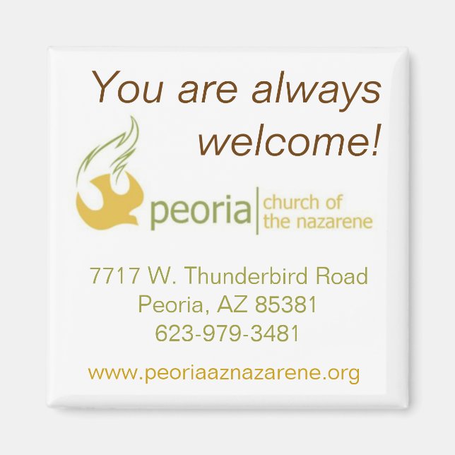 Welcome magnet (Front)