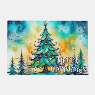Welcome   Merry Christmas, Everyone Doormat