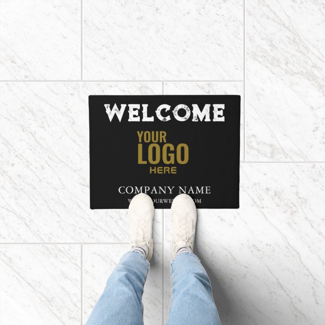 Welcome | Modern Calligraphy Personalised Doormat (Indoor)