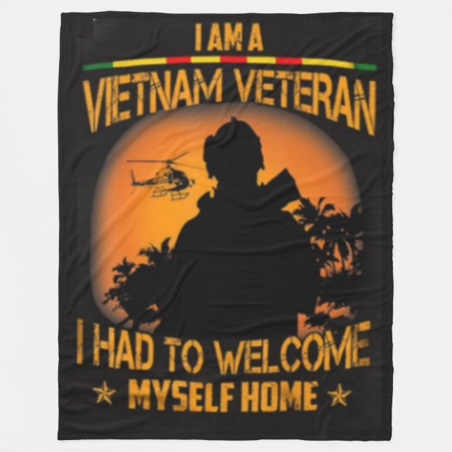 WELCOME MYSELF HOME FLEECE BLANKET (Front)
