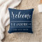 Welcome Navy Blue Personalised Family Name