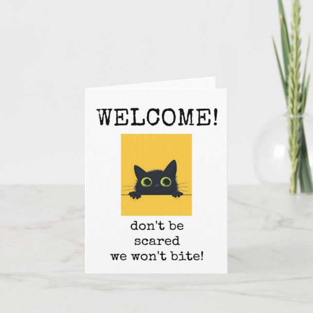 Welcome New Employee, Funny Card (Front)