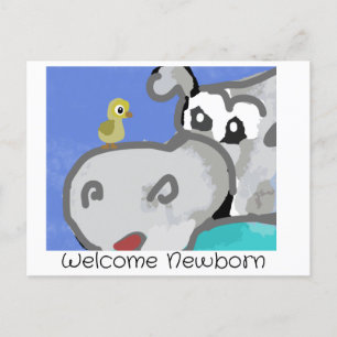 Welcome Newborn Postcard