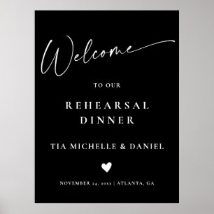 Welcome Night Before Dinner Rehearsal Sign