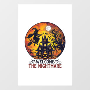 Welcome Nightmare Halloween Haunted House Flying W