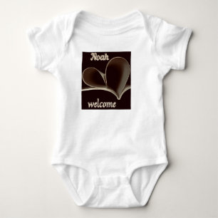 Welcome Noah Heartfelt Baby Bodysuit. Bodysuit
