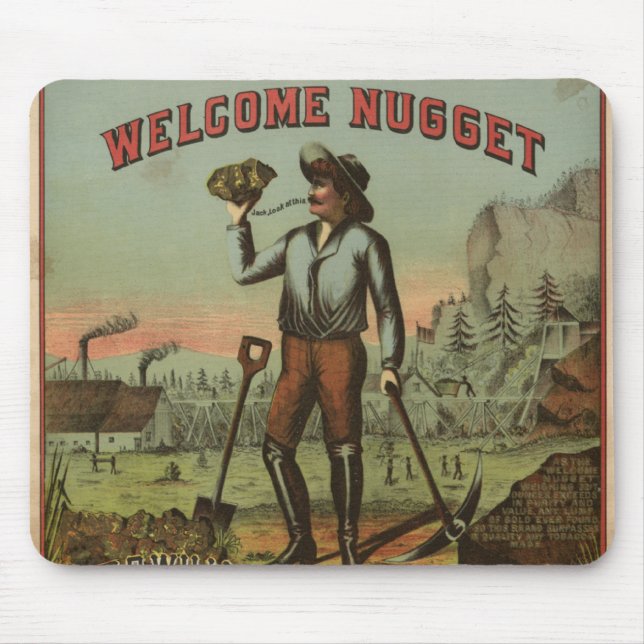 Welcome Nugget Mouse Pad (Front)