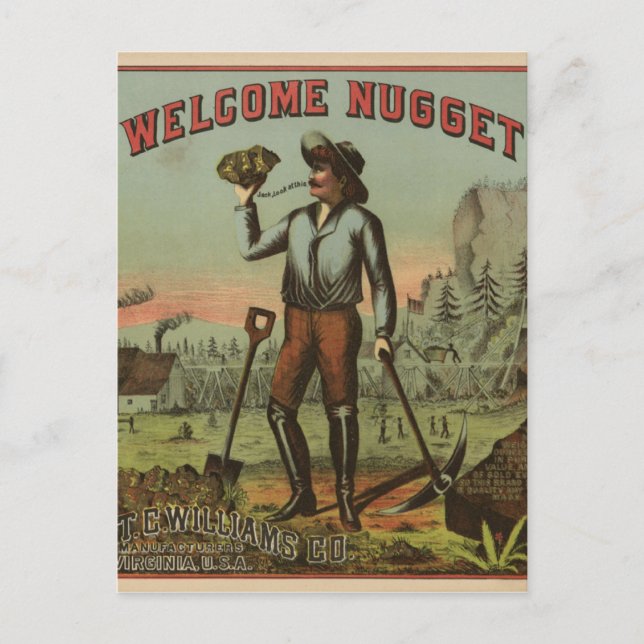 Welcome Nugget Postcard (Front)