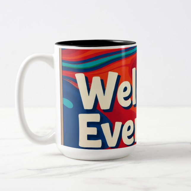 Welcome on Two-Tone coffee mug (Left)