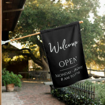 Welcome Open Hours Logo Small