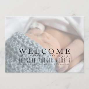 Welcome Our Bundle Of Joy   Baby Announcement