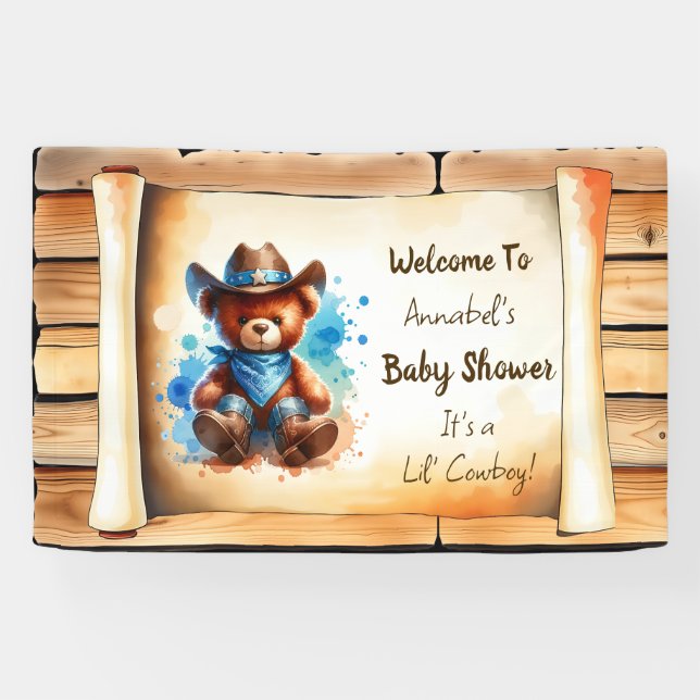 Welcome out our Baby Shower Personalised Banner (Horizontal)