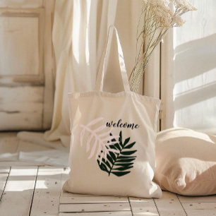 Welcome   Palm Getaway Tote Bag