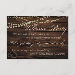 Welcome Party Invitation