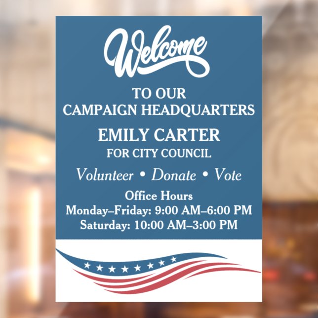 Welcome Political Campaign Headquarters (Sheet 2)