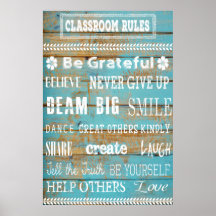 Welcome Poster and Class Rules Poster