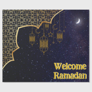 Welcome Ramadan: Islamic Design Wrapping Paper