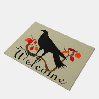 Welcome Raven Doormat