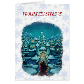 welcome Santa Claus Christmas card Netherlands