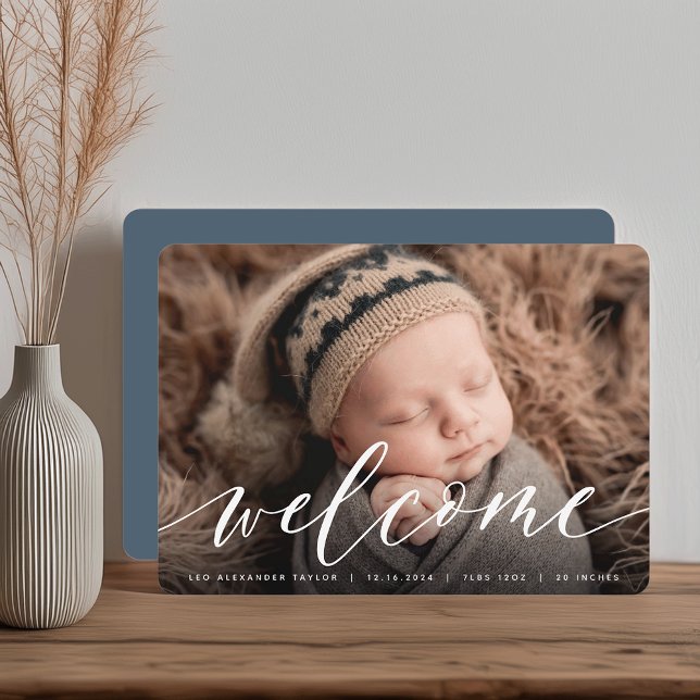 Welcome Script | Photo Birth Announcement (Creator Uploaded)