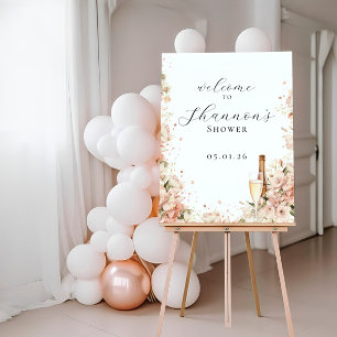 Welcome Sign Brunch & Bubbly Bridal Shower