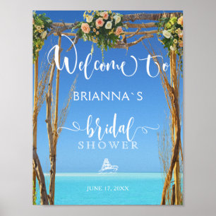 Welcome Sign Floral Wedding Gate Bridal Shower