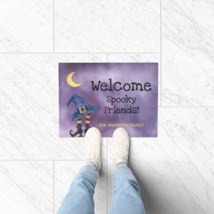 Welcome Spooky Friends   Halloween Doormat