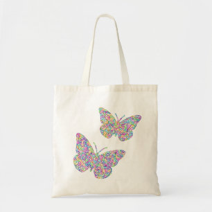 "Welcome, Spring!" Butterfly Tote Bag