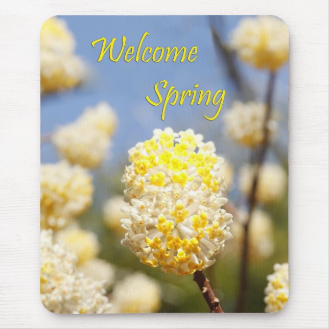 Welcome Spring Mouse Pad (Front)