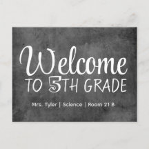 Welcome Student First Day of School Personalised