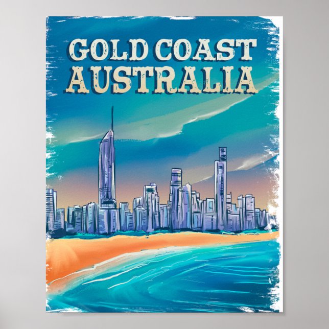 Welcome Summer - Beach Outfits - Gold coast Austra Poster (Front)