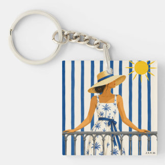 Welcome summer keychain