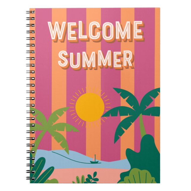 Welcome Summer Notebook (Front)