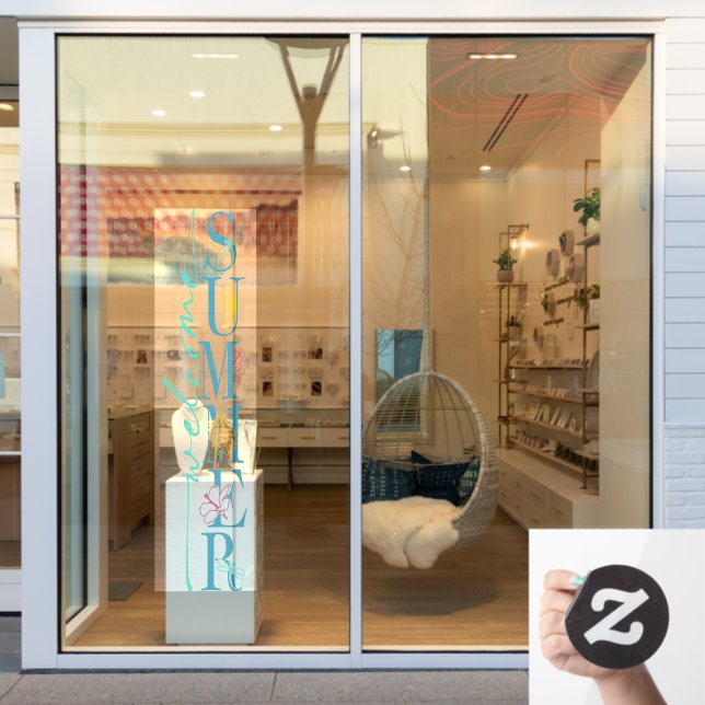 Welcome Summer Season Business Shop (Store Window)