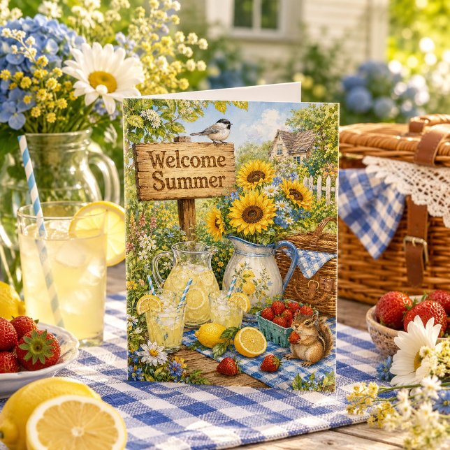Welcome Summer Thinking of You Holiday Card (Creator Uploaded)