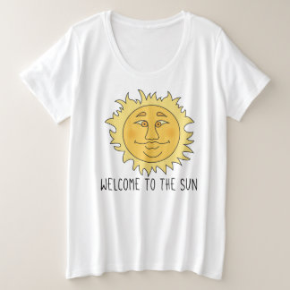 Welcome Sun Women's Basic Plus Size T-Shirt