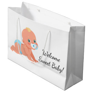 Welcome Sweet Baby Large Gift Bag