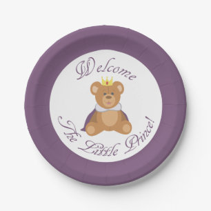 Welcome The Little Prince Paper Plate
