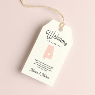 Welcome to Alabama Wedding ANY COLOR Gift Tags